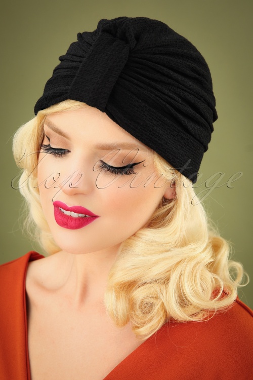 Brothers and Sisters - 40s Lamarck Turban in Black 2