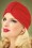 Brothers and Sisters - 40s Chatelet Turban in Red 2