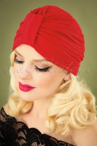 Brothers and Sisters - 40s Chatelet Turban in Red