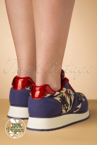 Ruby Shoo - Suzie Sage-sneakers in marineblauw 5