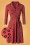 King Louie - Emmy Orbit Dress Années 60 en Rouge Icône 2