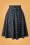 Banned Retro - 50s Happy Check Swing Skirt in Blue and Green 2