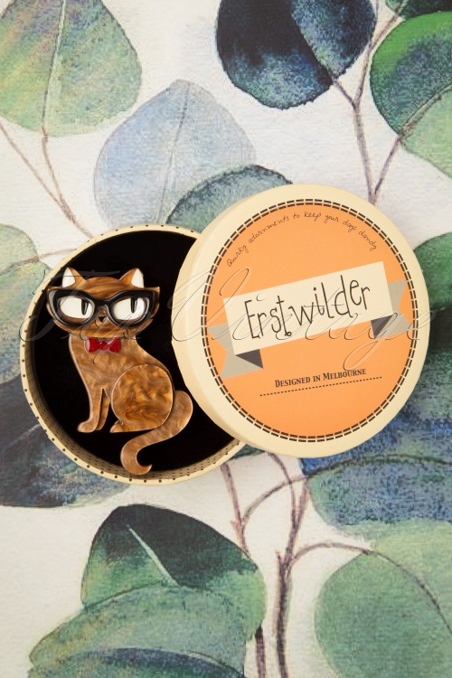 Erstwilder - Exclusief TopVintage ~ Elissa The Indie Cat Broche 2