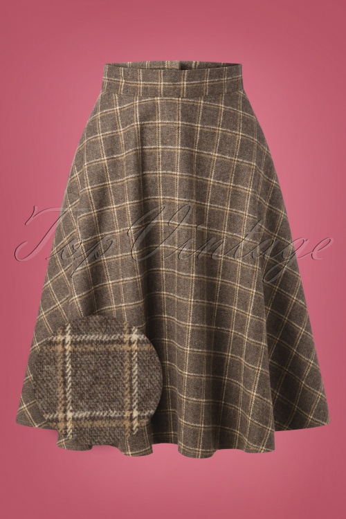 Banned 30684 Another Fab Skirt in Brown 20190626 004Z