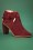 Ted Baker - 70s Anaedi Suede Booties in Burnt Berry 3