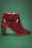 Ted Baker - 70s Anaedi Suede Booties in Burnt Berry