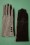 Vixen - Golightly Hahnentritt-Handschuhe in Schwarz und Weiß
