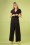 Banned Retro - Party-Time-Jumpsuit in Schwarz