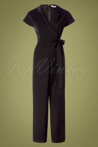 Banned Retro - 50s Party Time Jumpsuit In Black 2