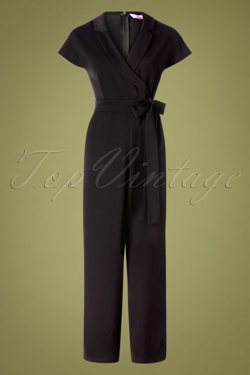 Banned Retro - Party-Time-Jumpsuit in Schwarz 2