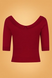 Collectif Clothing - Babette Pullover in Rot 3