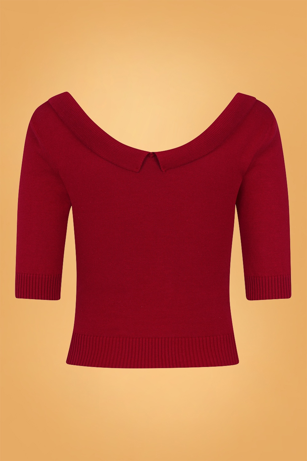 Collectif Clothing - Babette trui in rood 3