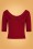 Collectif Clothing - Babette Jumper Années 50 en Rouge 2