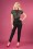 Collectif Clothing Bonnie Plain Trousers in Black 27501 20180628 040MW