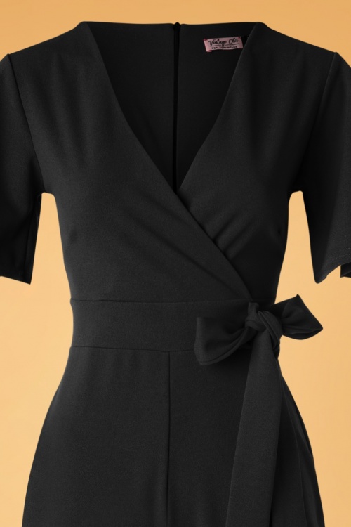 Vintage Chic for Topvintage - Vina-jumpsuit in zwart 2