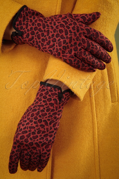 King Louie - 60s Africa Gloves in Apple Red