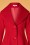 Belsira - Dorrie Wool Coat Années 50 en Rouge Vif 3