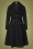 Belsira - Dorrie Wool Coat Années 50 en Noir 2