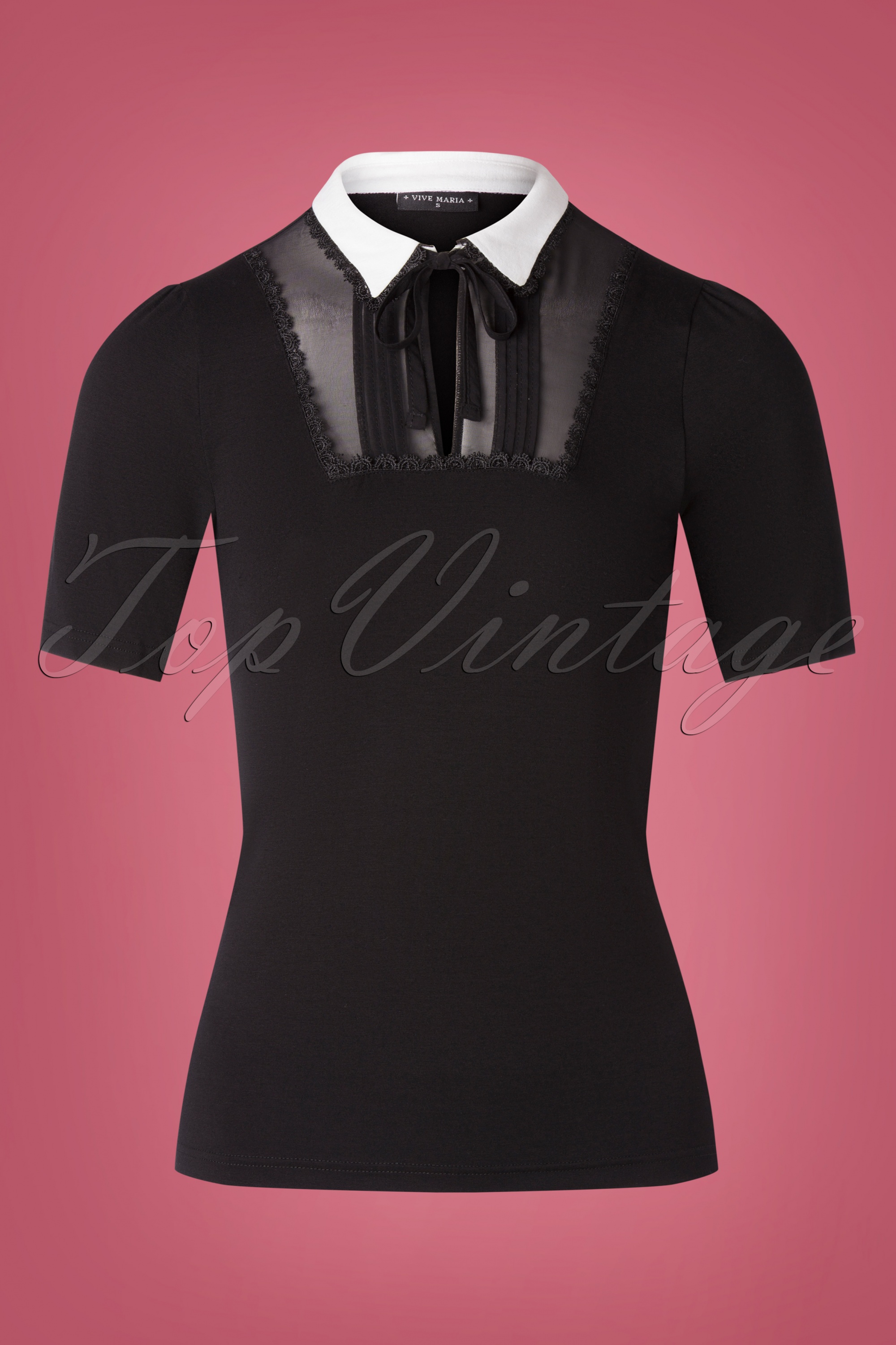 Vive Maria - Frans chic overhemd in zwart 2