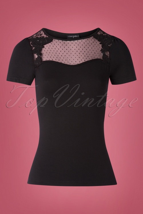 Vive Maria - 50s British Shirt in Black