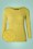 Mademoiselle YéYé - 50s Staying Up Knit Jumper in Lime Green