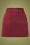 Louche - 60s Amir Cord Mini Skirt in Burgundy 2