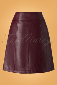 LE PEP - 60s Bracha Skirt in Winetasting 3