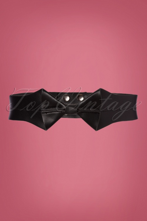 Banned Retro - 60s Touch of Grace Belt in Black