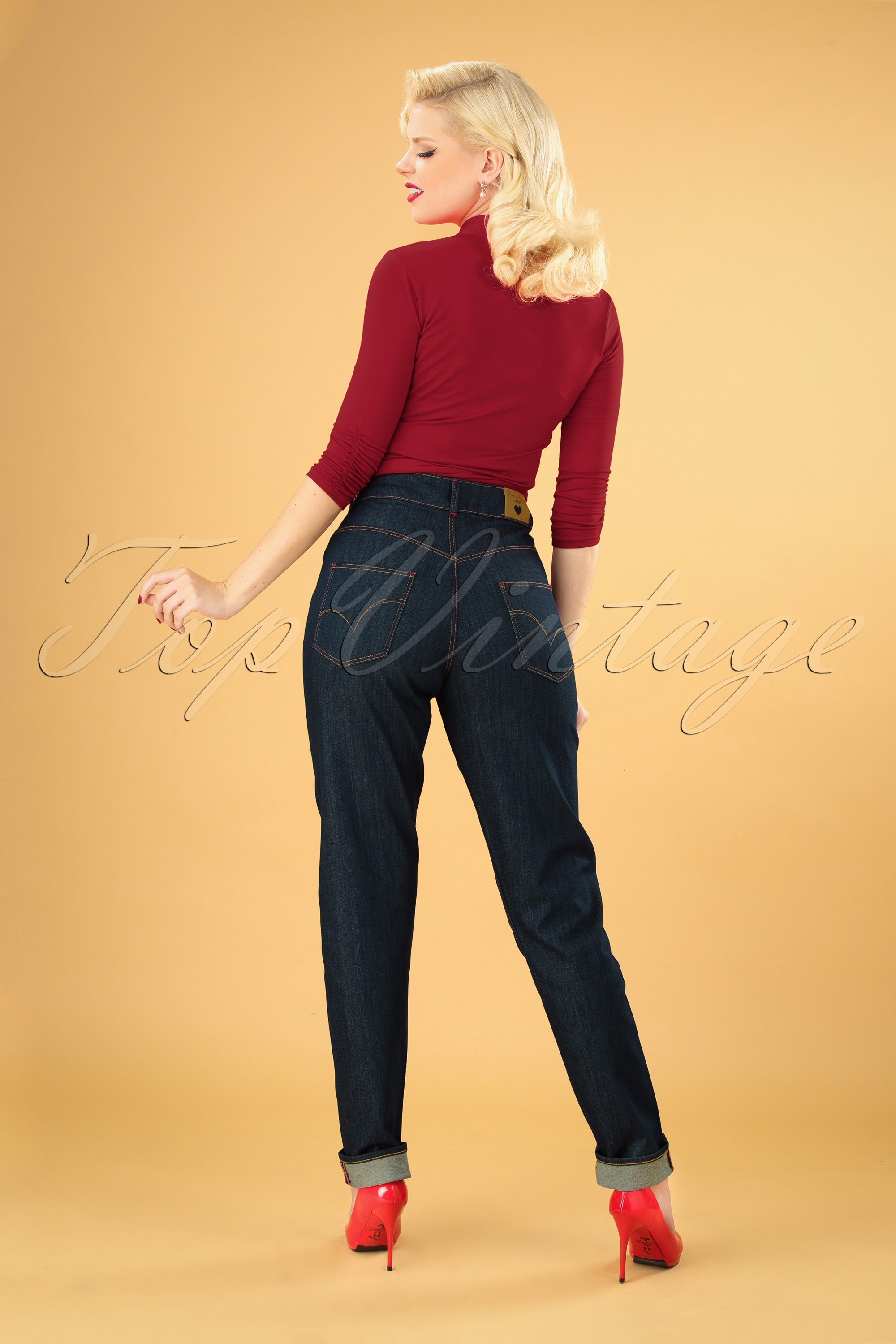 Rock-a-Booty - Cleo Jeans in stijlvol blauw 2