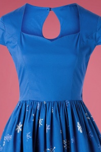 Banned Retro - 50s Romance Lives Swing Dress in Blue 3