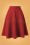 Banned Retro - Sally Swing Skirt Années 50 en Rouge Vif