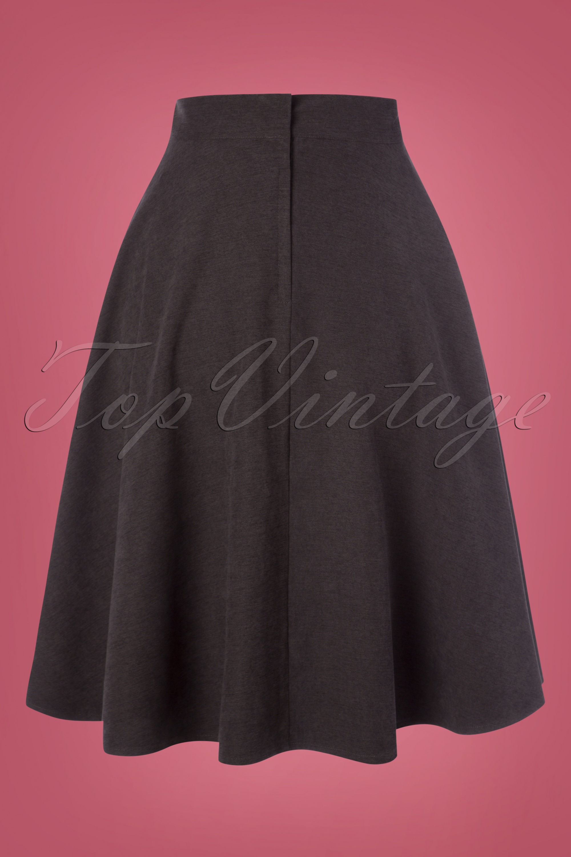 Banned Retro 50s Sally Swing Skirt in Grey | Shop at Topvintage