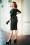 Vintage Diva  - De Irene Pencil-jurk in bosgroen 2