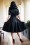 Vintage Diva 29626 Dahlia Swing Dress in Black 20190410 2W