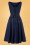 Vintage Diva  - De Ursula Swing-jurk in nachtblauw 8