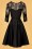 Vintage Diva 29618 Julia Swing Dress in Black 20190410 005W1