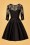 Vintage Diva 29618 Julia Swing Dress in Black 20190410 001W1