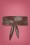 Collectif Clothing - Obi Wrap Belt Années 50 en Brun 3