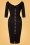 Vintage Diva Sample Scarlett Pencil Dress in Black 20190222 004