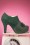 Lola Ramona ♥ Topvintage - Angie Take A Bow Shoe Booties Années 50 en Vert Foncé 4