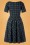 Banned Retro - 40s Check In Swing Dress in Green and Blue 5