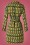 Banned Retro - 60s Ragtime Leaf Shirt Dress in Green 5