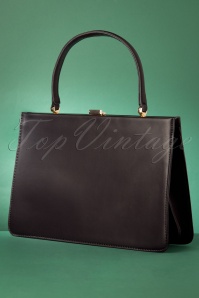 Collectif Clothing - 50s Suzie Bag in Black 2