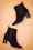 Vixen by Micheline Pitt - 50s Maneater Polkadot Wiggle Dress in Black