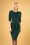 Vintage Chic for Topvintage - Victoria Pencil Dress Années 50 en Vert Forêt