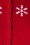 Banned Retro - 50s Snow Flake Cardigan in Dark Red 3