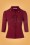 Banned 30559 Foxy Blouse in Burgundy 20190626 004W