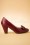 Lulu Hun - 50s Tracey High Heels in Wine