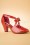 Lulu Hun - 50s Mona High Heels in Lipstick Red