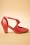 Lulu Hun - 50s Mona High Heels in Lipstick Red 3